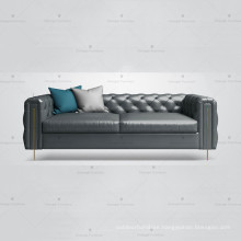 hot sale new style living room italian leather sofa